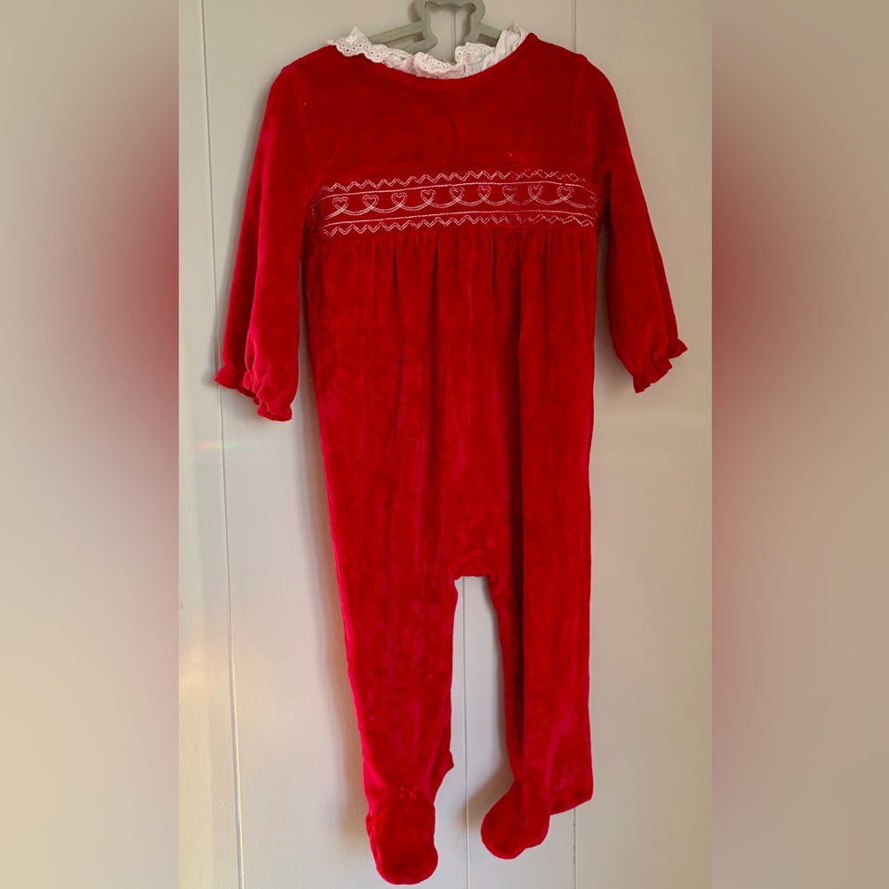 Next red velours sleeper